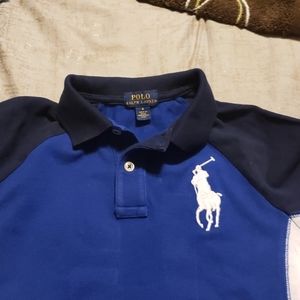 Boys short sleeve 3 button collared shirt